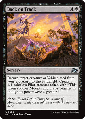 Image for Back on Track (Aetherdrift) (76) - Magic: The Gathering