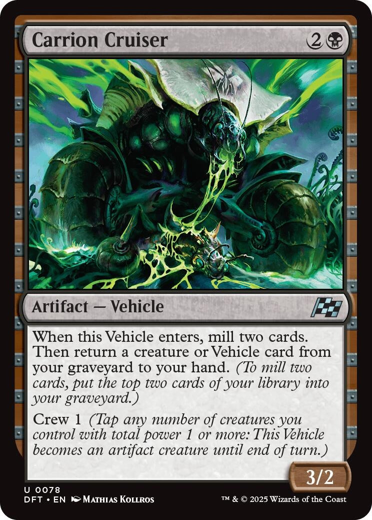 Image for Carrion Cruiser (Aetherdrift) (78) - Magic: The Gathering