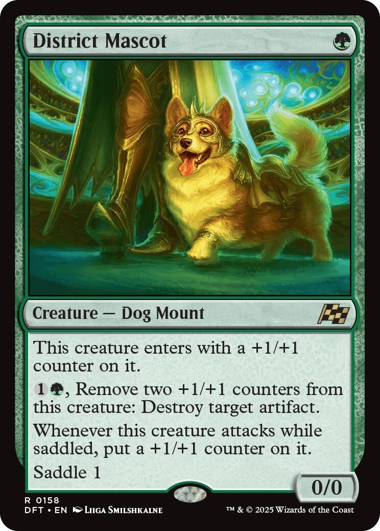 Image for District Mascot (Aetherdrift) (158) - Magic: The Gathering