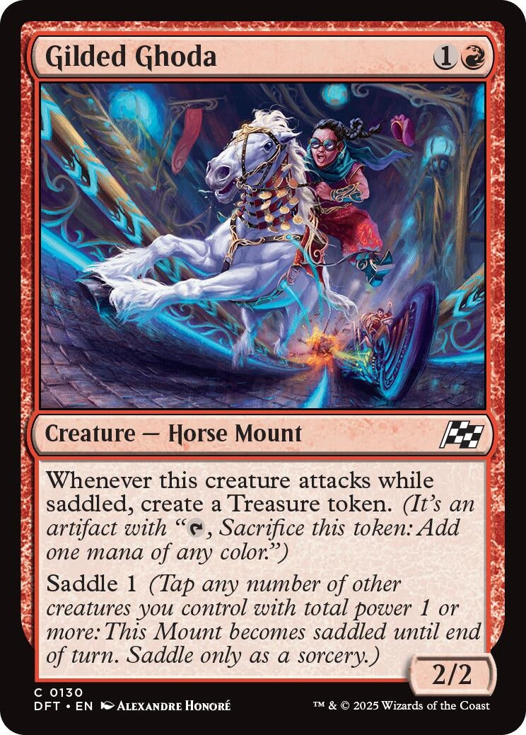Image for Gilded Ghoda (Aetherdrift) (130) - Magic: The Gathering
