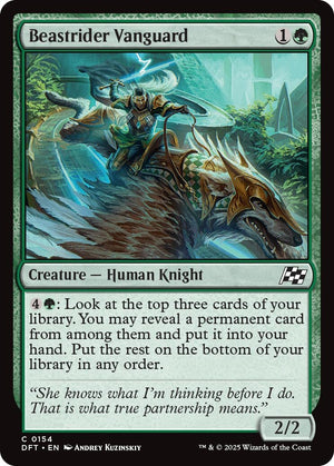 Image for Beastrider Vanguard (Aetherdrift) (154) - Magic: The Gathering
