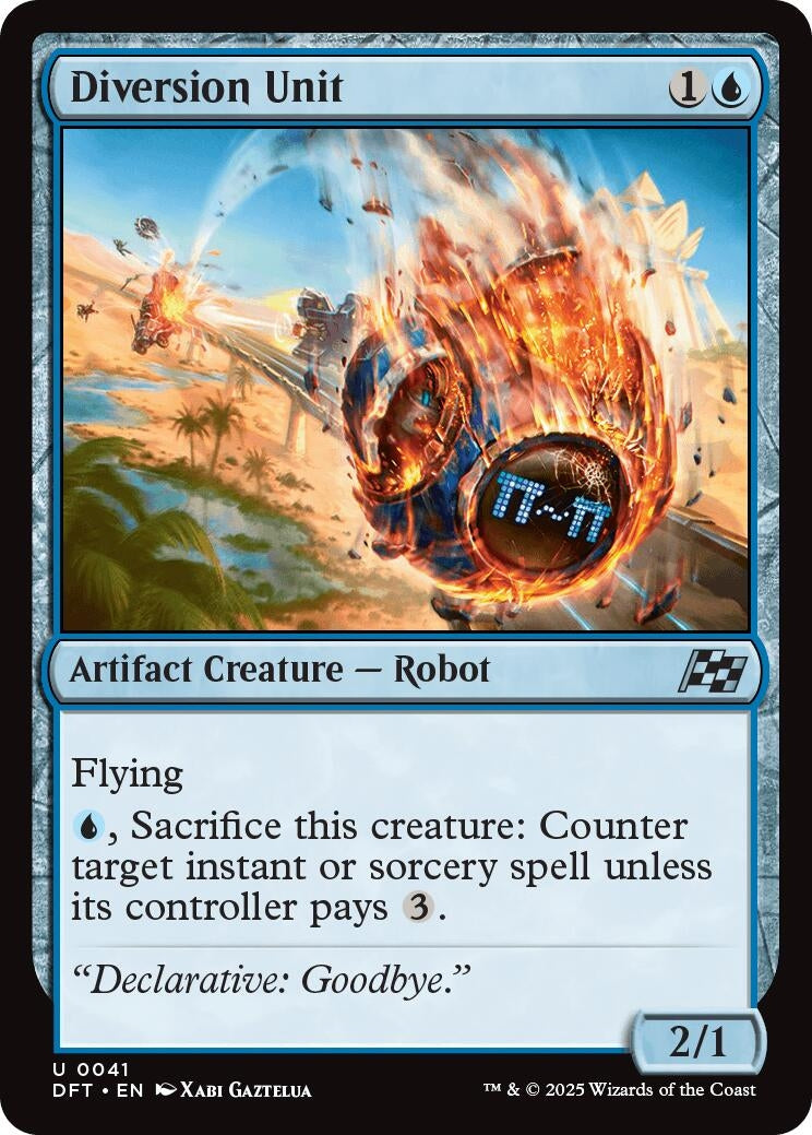 Image for Diversion Unit (Aetherdrift) (41) - Magic: The Gathering