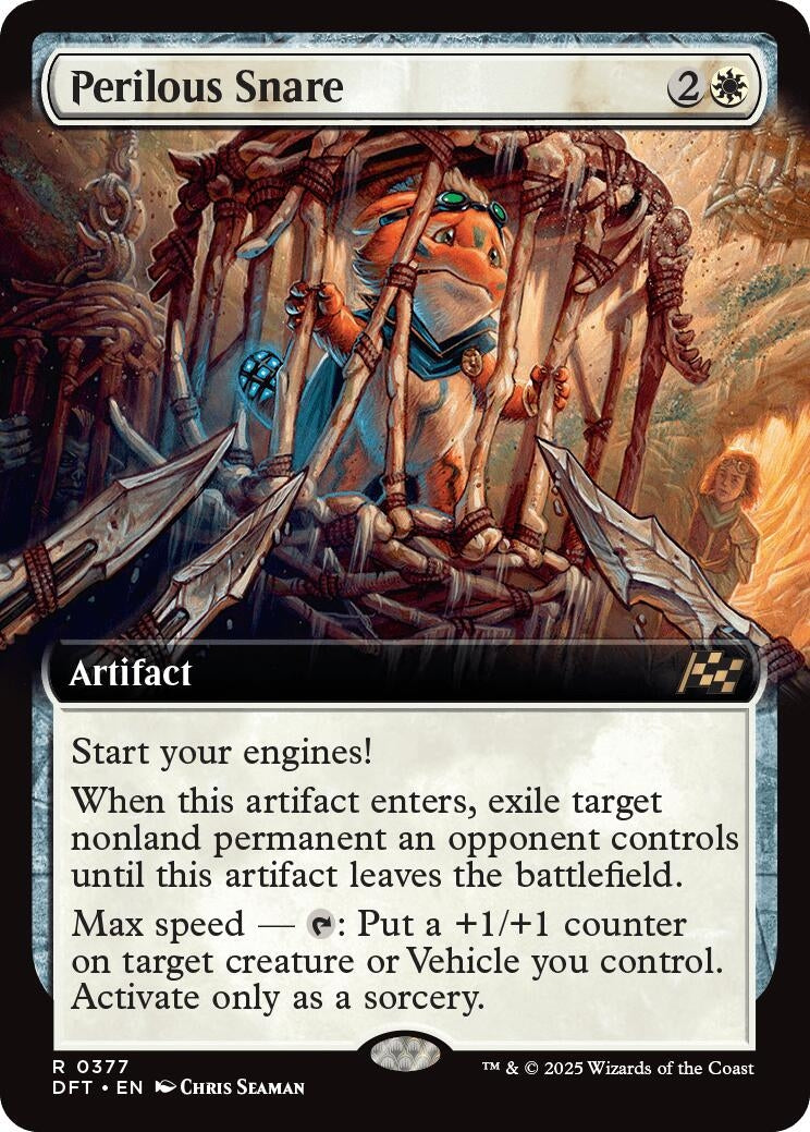 Image for Perilous Snare (Extended Art) (Aetherdrift) (377) - Magic: The Gathering