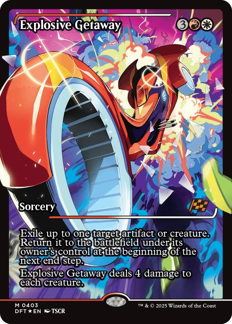 Image for Explosive Getaway (Showcase) (Aetherdrift) (403) - Magic: The Gathering