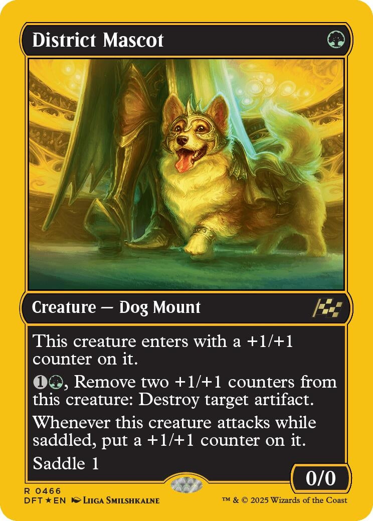 Image for District Mascot (First-Place Foil) (Aetherdrift) (466) - Magic: The Gathering