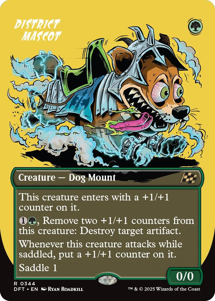 Image for District Mascot (Borderless) (Aetherdrift) (344) - Magic: The Gathering