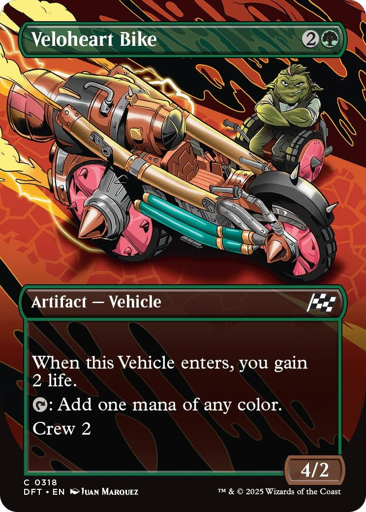 Image for Veloheart Bike (Borderless) (Aetherdrift) (318) - Magic: The Gathering