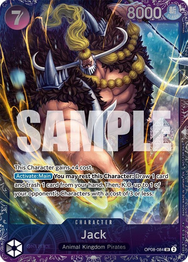 Image for Jack (Treasure Cup 2025) (One Piece Promotion Cards) (OP08-084) - One Piece Card Game