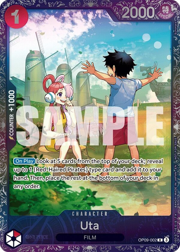 Image for Uta (Treasure Cup 2025) (One Piece Promotion Cards) (OP09-002) - One Piece Card Game