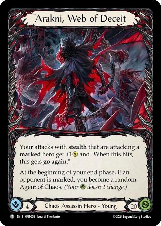 Image for Arakni, Web of Deceit // Fang (The Hunted) (HNT002//HNT099) - Flesh and Blood TCG