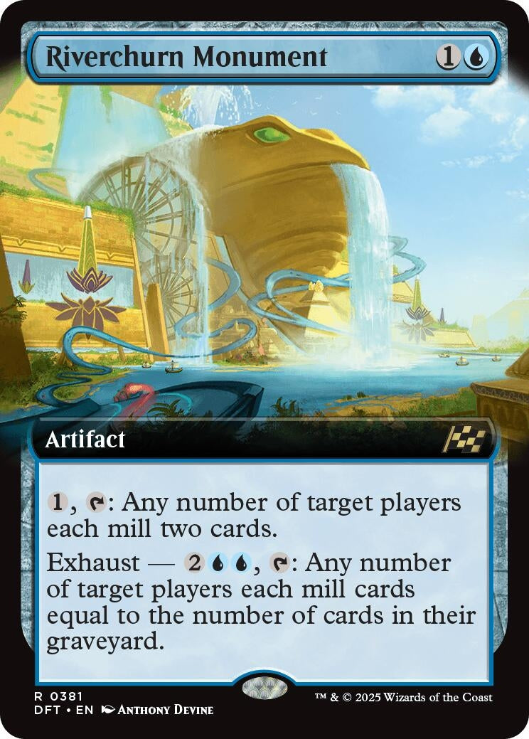 Image for Riverchurn Monument (Extended Art) (Aetherdrift) (381) - Magic: The Gathering