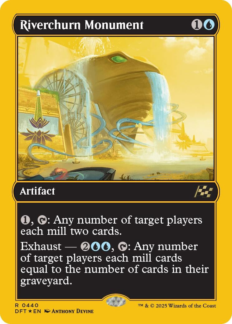 Image for Riverchurn Monument (First-Place Foil) (Aetherdrift) (440) - Magic: The Gathering