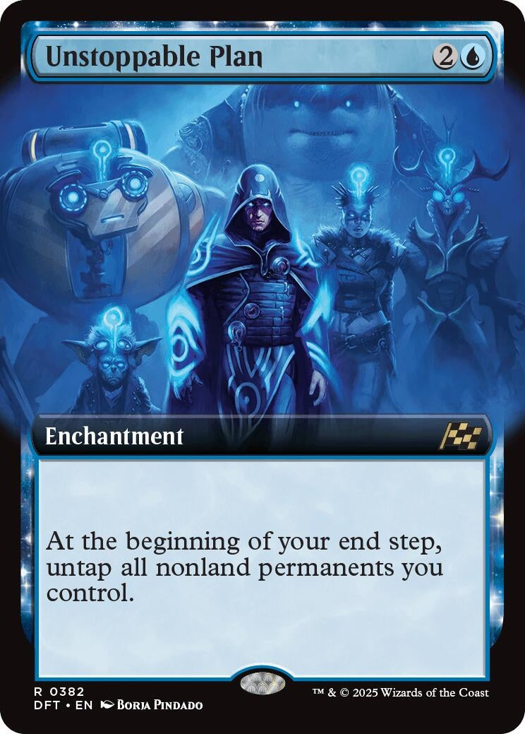 Image for Unstoppable Plan (Extended Art) (Aetherdrift) (382) - Magic: The Gathering