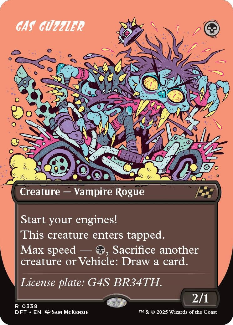 Image for Gas Guzzler (Borderless) (Aetherdrift) (338) - Magic: The Gathering