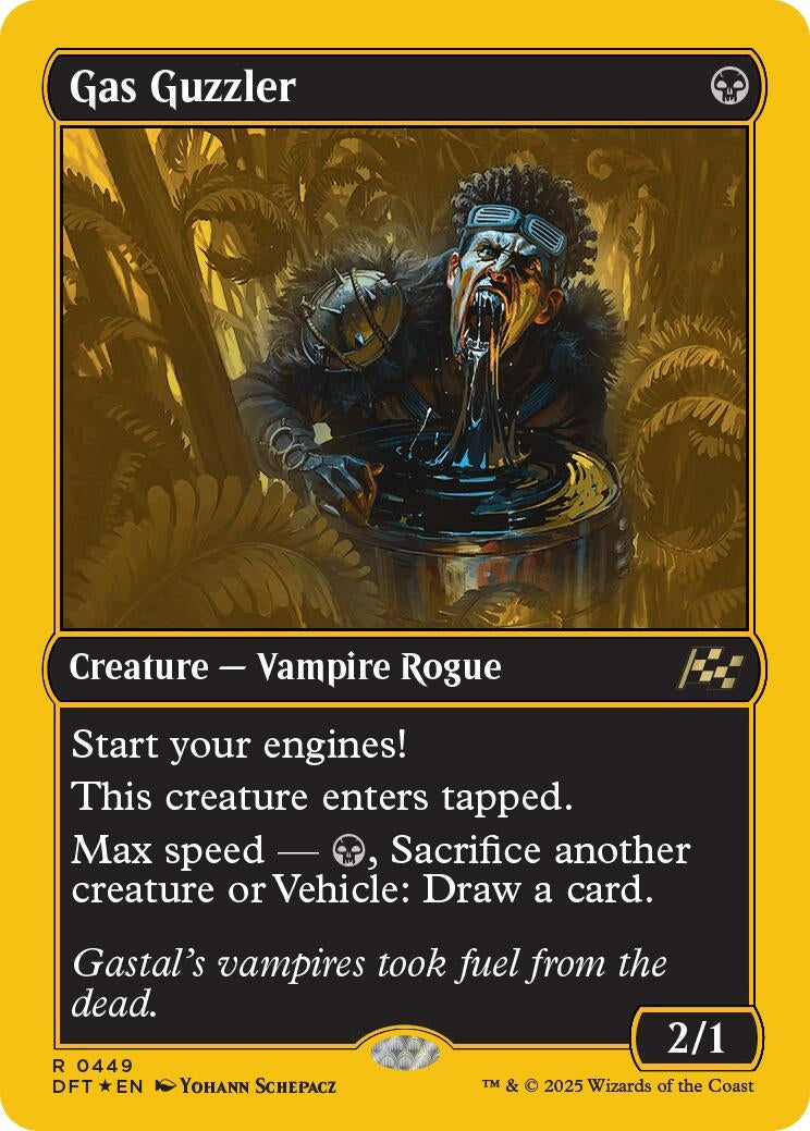 Image for Gas Guzzler (First-Place Foil) (Aetherdrift) (449) - Magic: The Gathering
