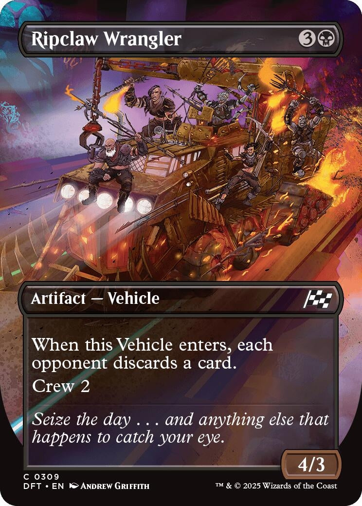 Image for Ripclaw Wrangler (Borderless) (Aetherdrift) (309) - Magic: The Gathering