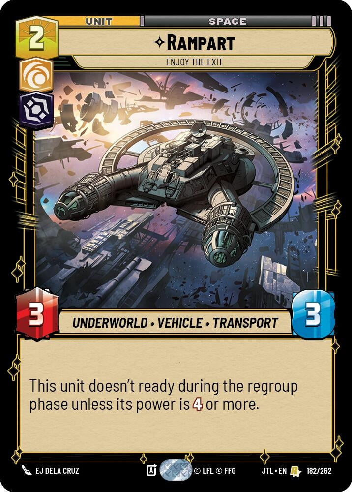 Image for Rampart - Enjoy the Exit (Jump to Lightspeed) (182/262) - Star Wars: Unlimited