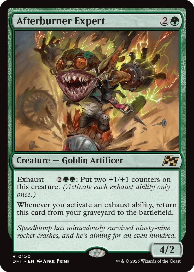 Image for Afterburner Expert (Aetherdrift) (150) - Magic: The Gathering