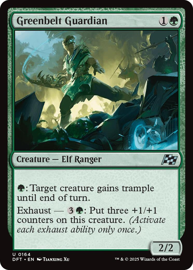 Image for Greenbelt Guardian (Aetherdrift) (164) - Magic: The Gathering