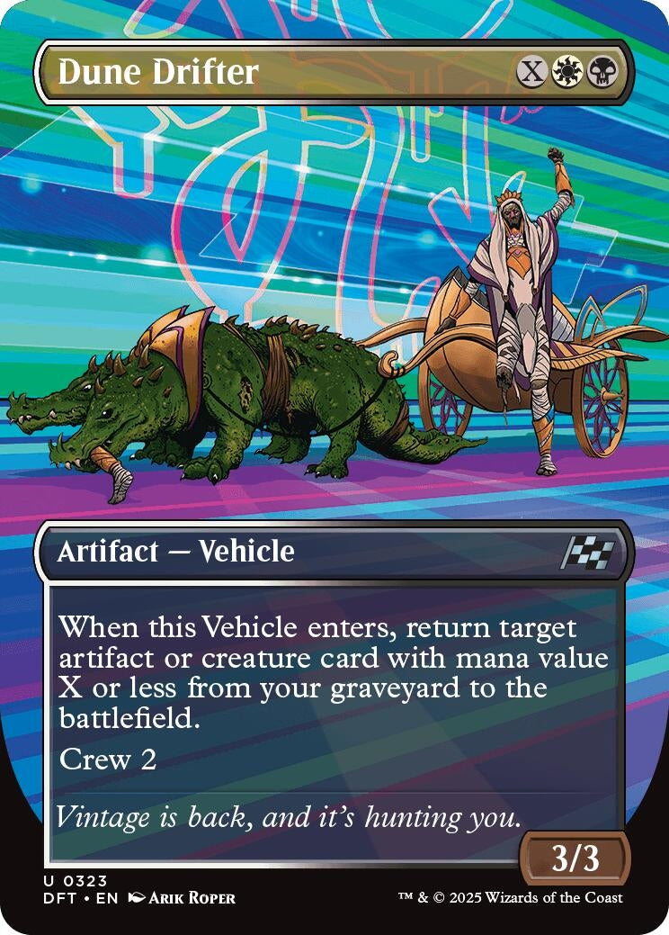 Image for Dune Drifter (Borderless) (Aetherdrift) (323) - Magic: The Gathering