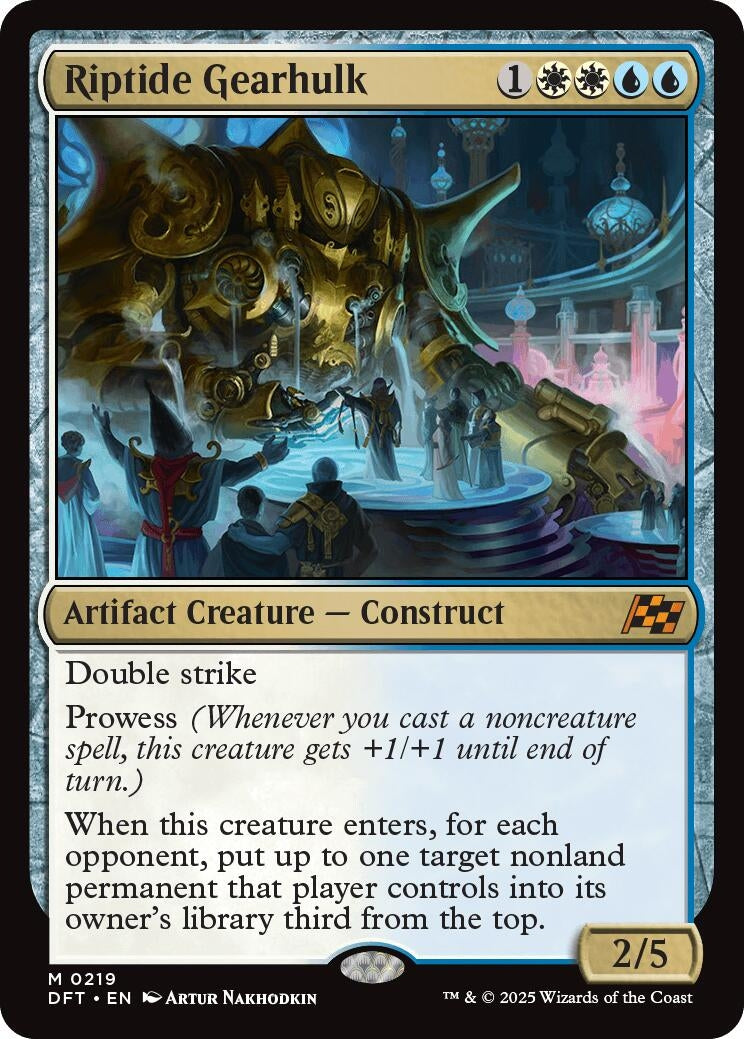 Image for Riptide Gearhulk (Aetherdrift) (219) - Magic: The Gathering
