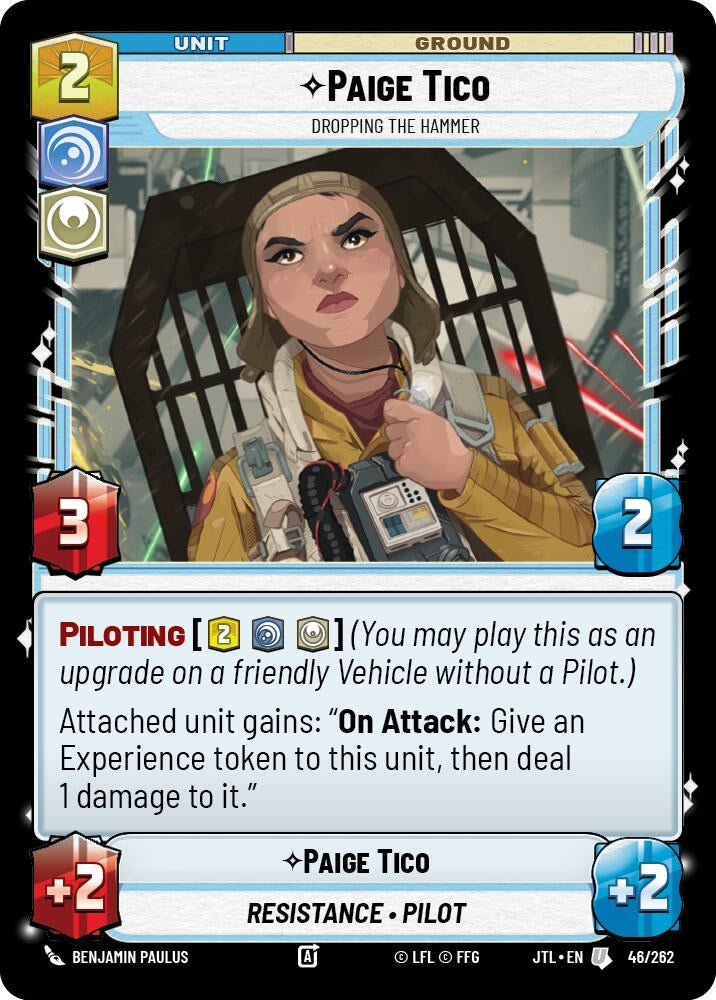 Image for Paige Tico - Dropping the Hammer (Jump to Lightspeed) (046/262) - Star Wars: Unlimited