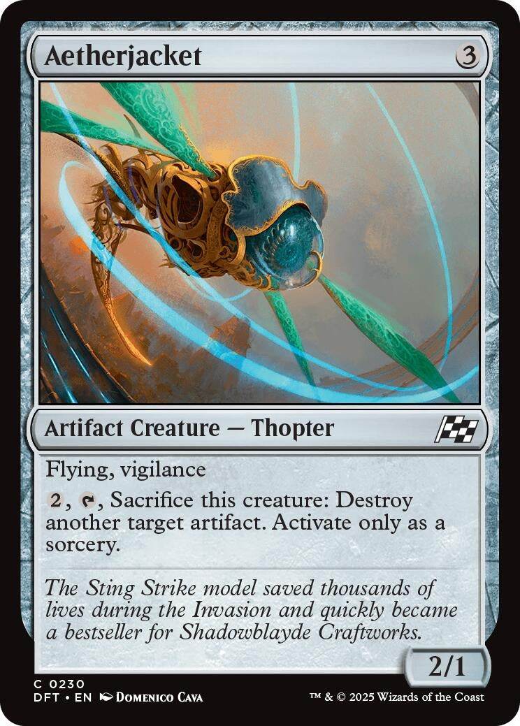 Image for Aetherjacket (Aetherdrift) (230) - Magic: The Gathering