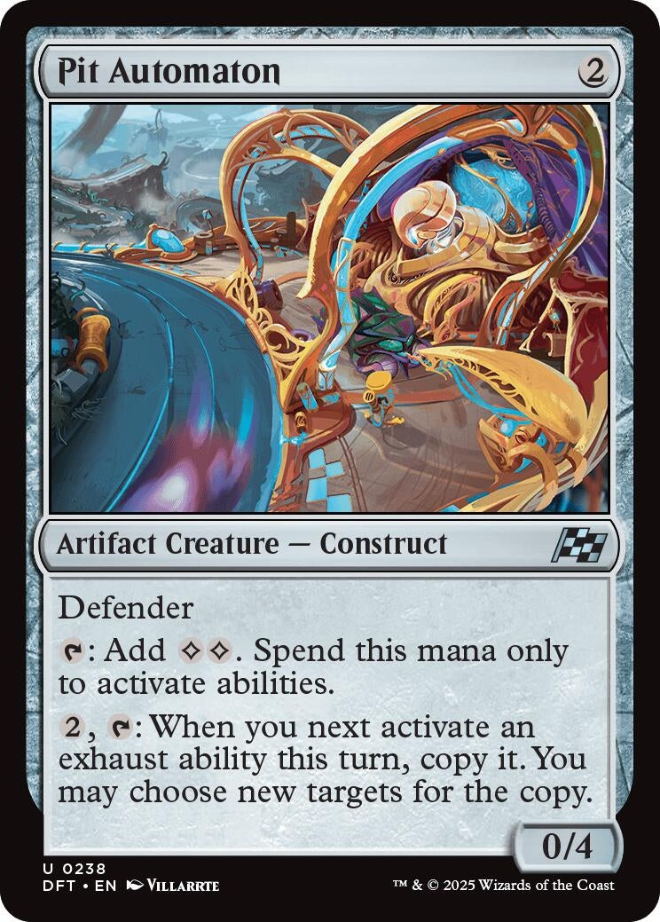 Image for Pit Automaton (Aetherdrift) (238) - Magic: The Gathering