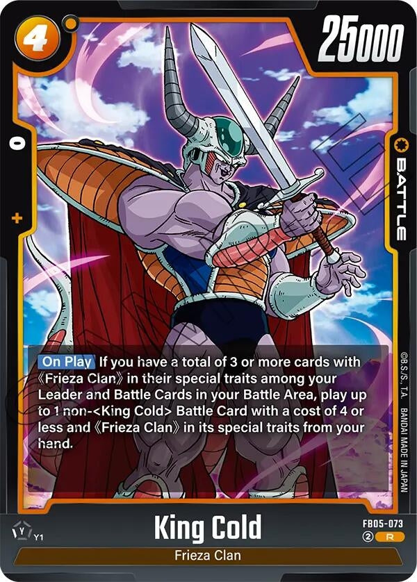 Image for King Cold (New Adventure) (FB05-073) - Dragon Ball Super: Fusion World