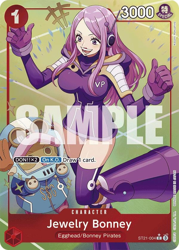 Image for Jewelry Bonney (Parallel) (Starter Deck EX: Gear 5) (ST21-004) - One Piece Card Game