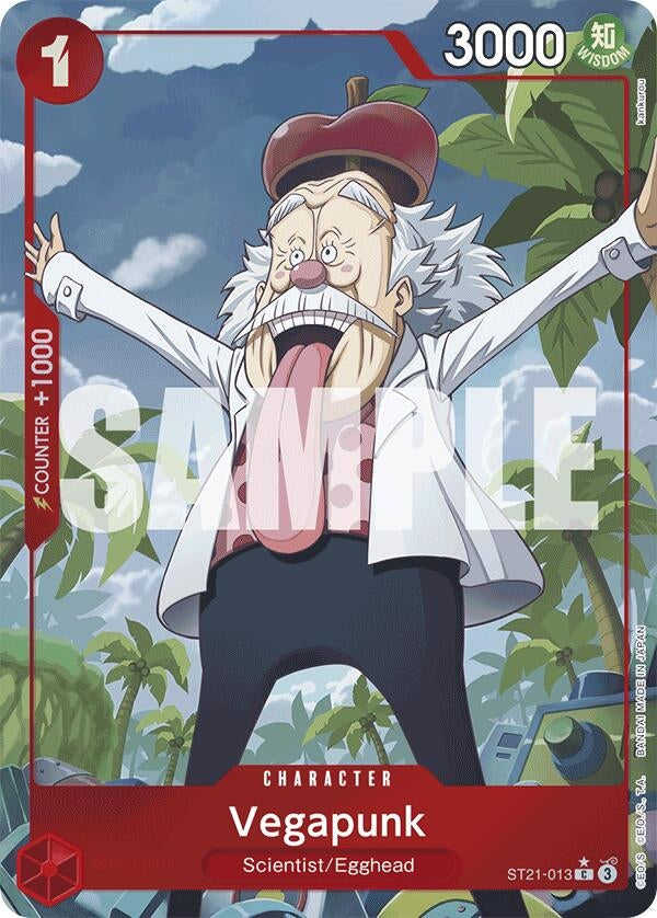 Image for Vegapunk (Parallel) (Starter Deck EX: Gear 5) (ST21-013) - One Piece Card Game