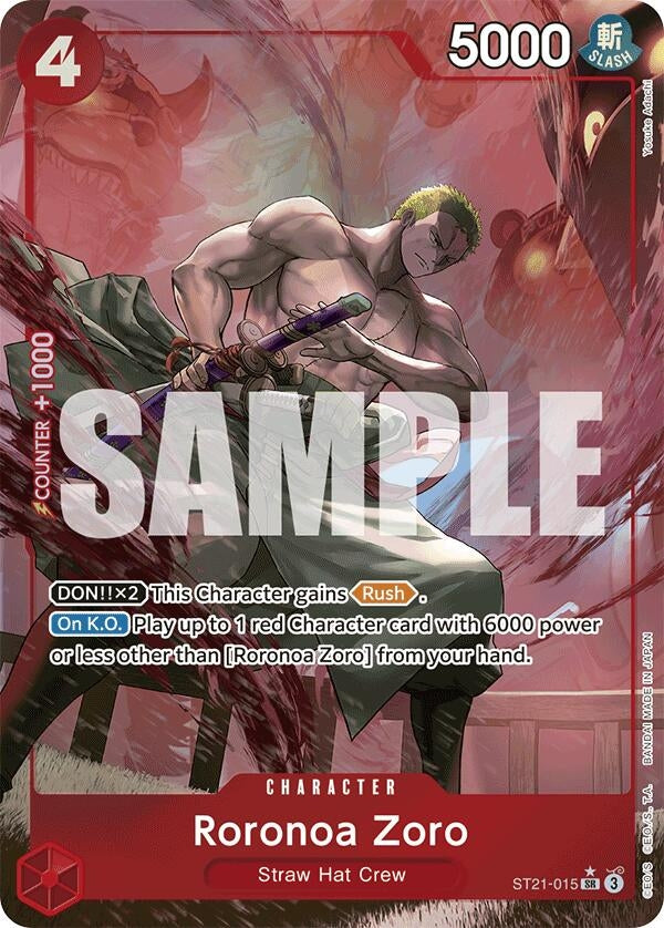 Image for Roronoa Zoro (Parallel) (Starter Deck EX: Gear 5) (ST21-015) - One Piece Card Game