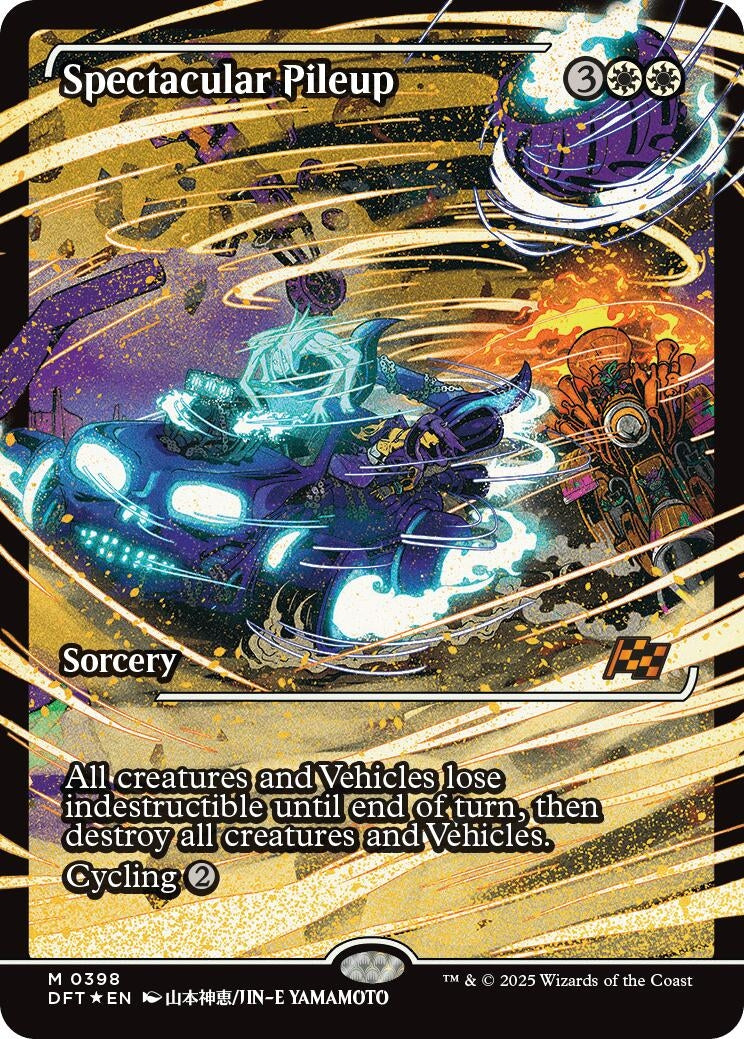 Image for Spectacular Pileup (Showcase) (Aetherdrift) (398) - Magic: The Gathering