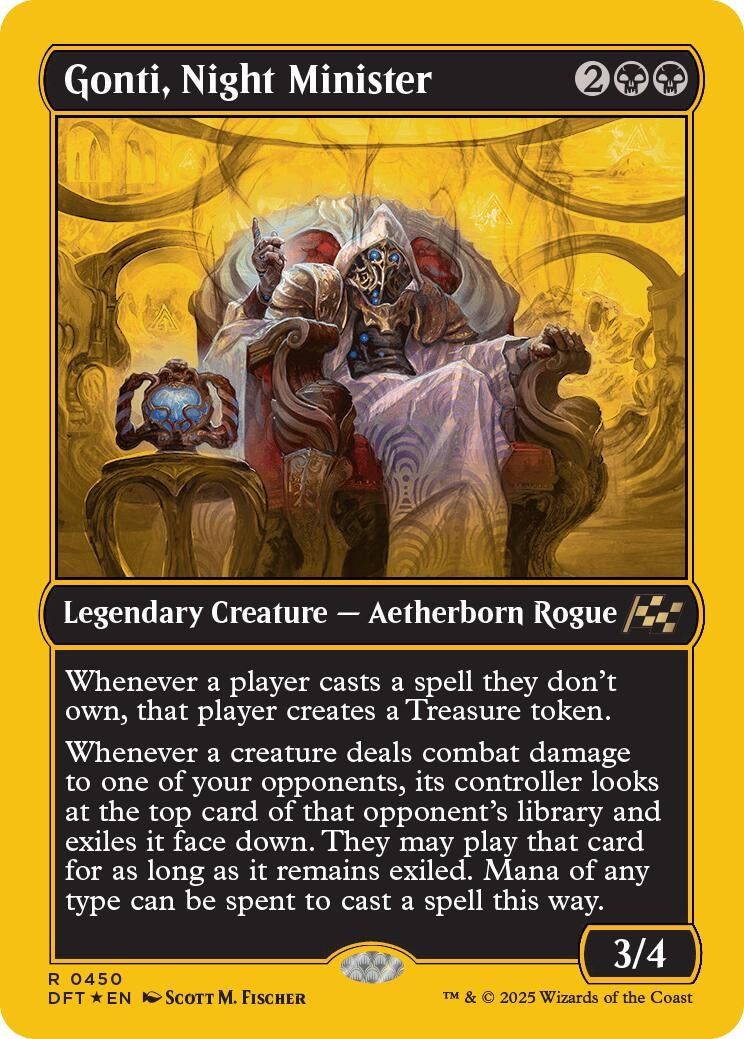 Image for Gonti, Night Minister (First-Place Foil) (Aetherdrift) (450) - Magic: The Gathering