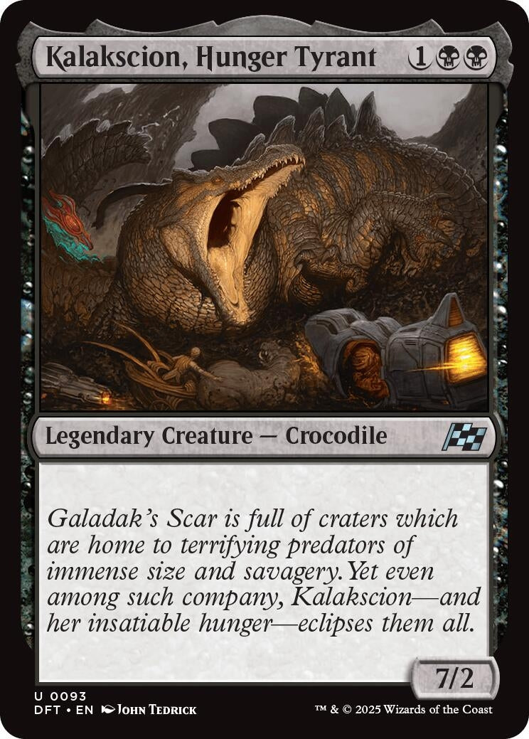 Image for Kalakscion, Hunger Tyrant (Aetherdrift) (93) - Magic: The Gathering