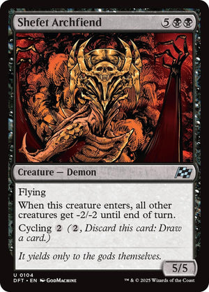Image for Shefet Archfiend (Aetherdrift) (104) - Magic: The Gathering