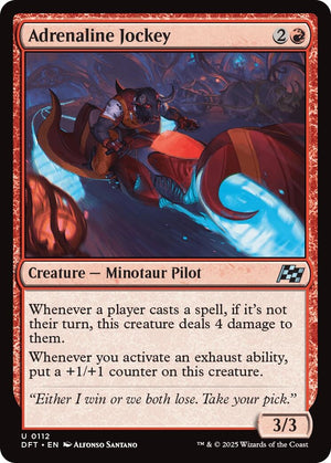 Image for Adrenaline Jockey (Aetherdrift) (112) - Magic: The Gathering