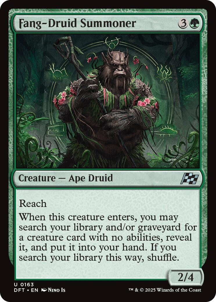 Image for Fang-Druid Summoner (Aetherdrift) (163) - Magic: The Gathering