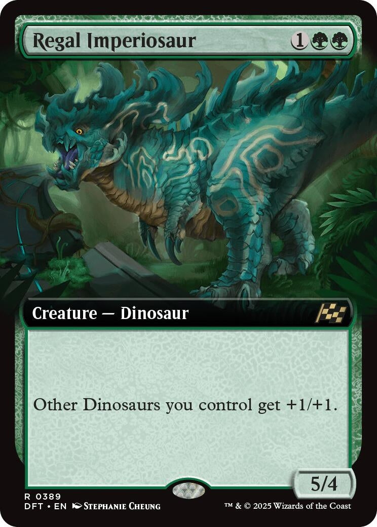 Image for Regal Imperiosaur (Extended Art) (Aetherdrift) (389) - Magic: The Gathering