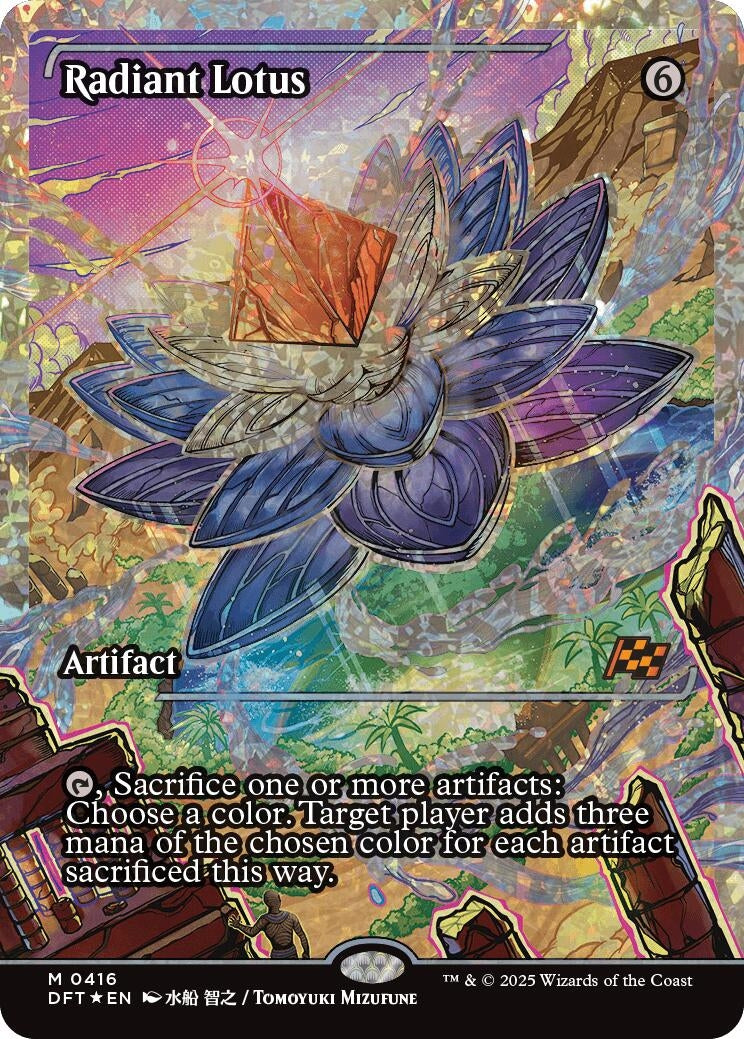 Image for Radiant Lotus (Showcase) (Fracture Foil) (Aetherdrift) (416) - Magic: The Gathering