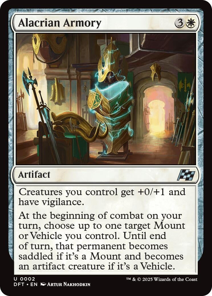 Image for Alacrian Armory (Aetherdrift) (2) - Magic: The Gathering