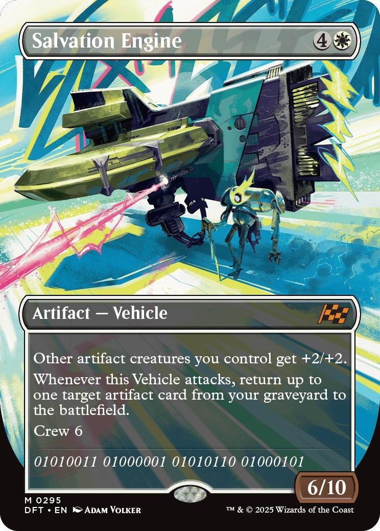 Image for Salvation Engine (Borderless) (Aetherdrift) (295) - Magic: The Gathering