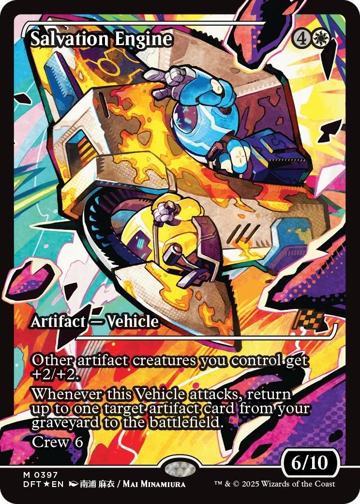 Image for Salvation Engine (Showcase) (Aetherdrift) (397) - Magic: The Gathering