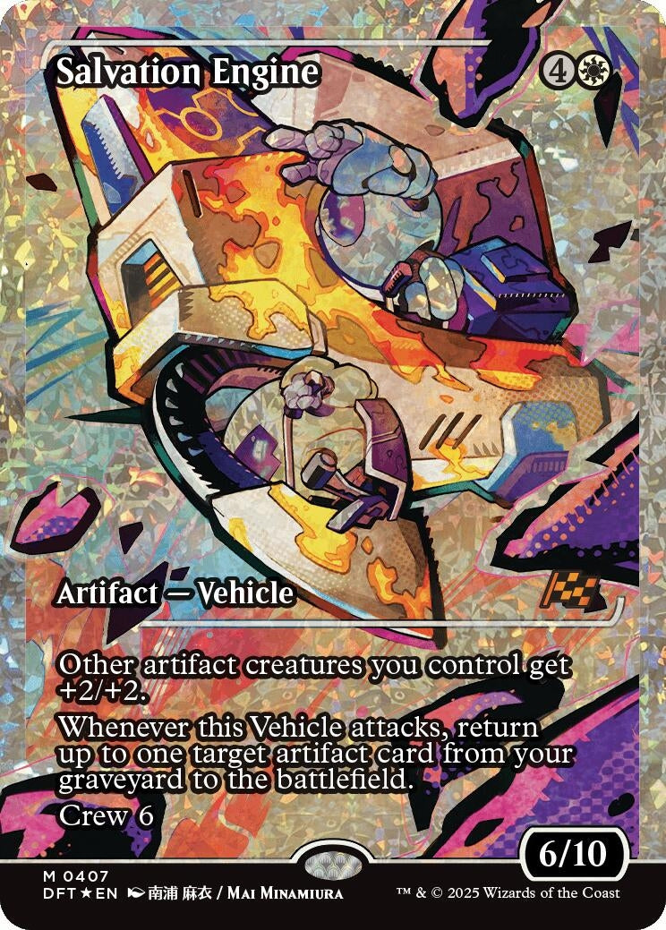Image for Salvation Engine (Showcase) (Fracture Foil) (Aetherdrift) (407) - Magic: The Gathering