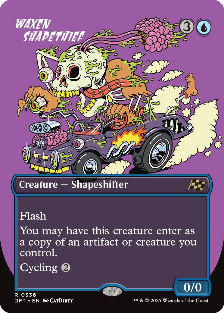 Image for Waxen Shapethief (Borderless) (Aetherdrift) (336) - Magic: The Gathering