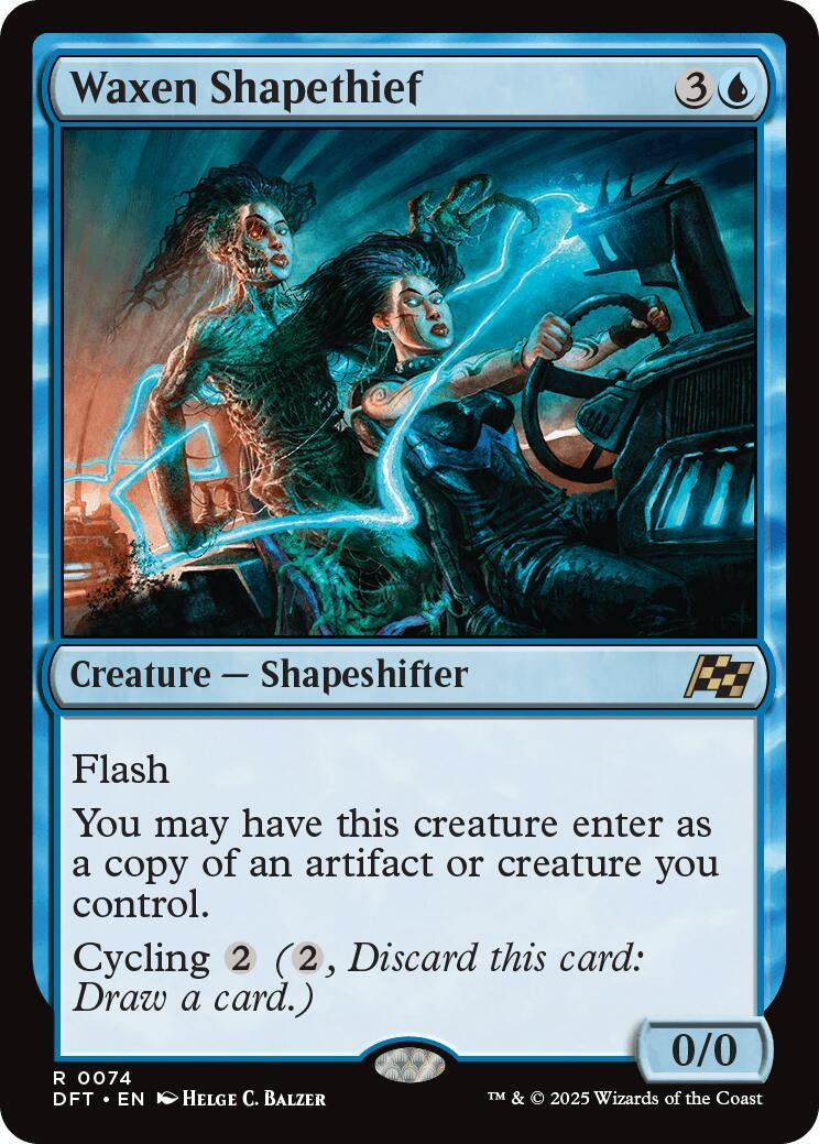 Image for Waxen Shapethief (Aetherdrift) (74) - Magic: The Gathering