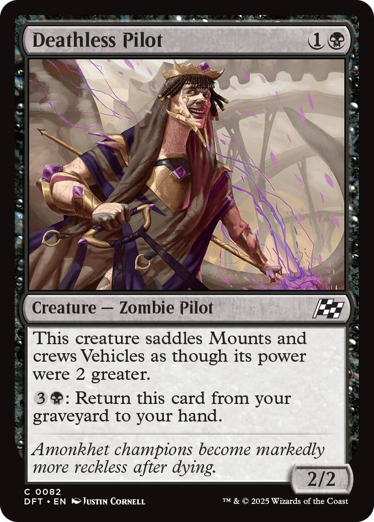 Image for Deathless Pilot (Aetherdrift) (82) - Magic: The Gathering