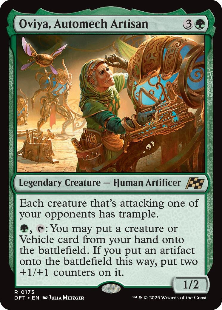 Image for Oviya, Automech Artisan (Aetherdrift) (173) - Magic: The Gathering