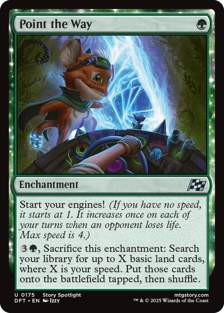 Image for Point the Way (Aetherdrift) (175) - Magic: The Gathering