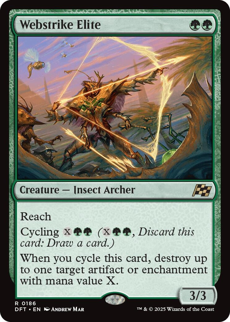 Image for Webstrike Elite (Aetherdrift) (186) - Magic: The Gathering